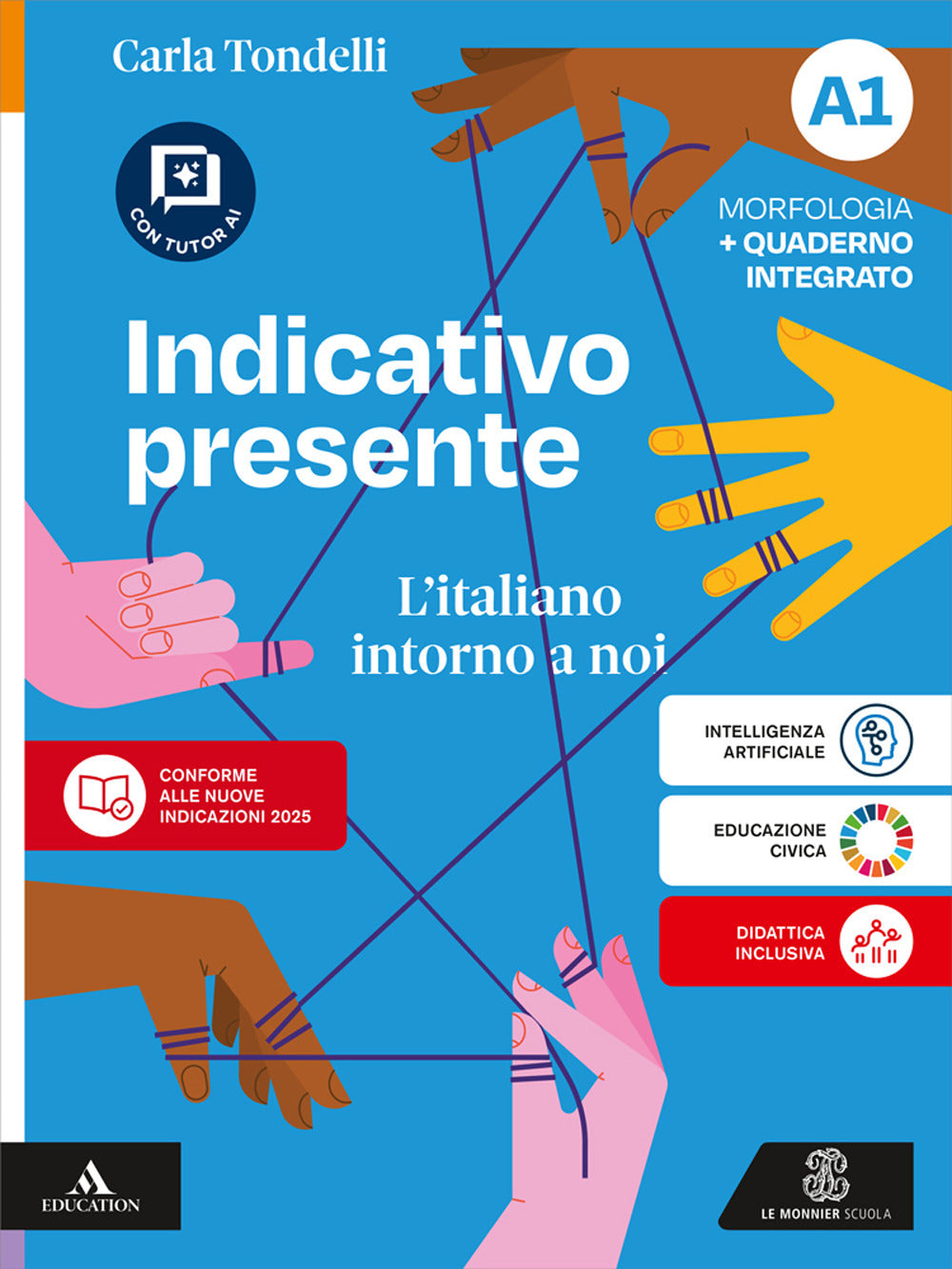 Copertina del libro INDICATIVO PRESENTE A1A2 ED.MISTA