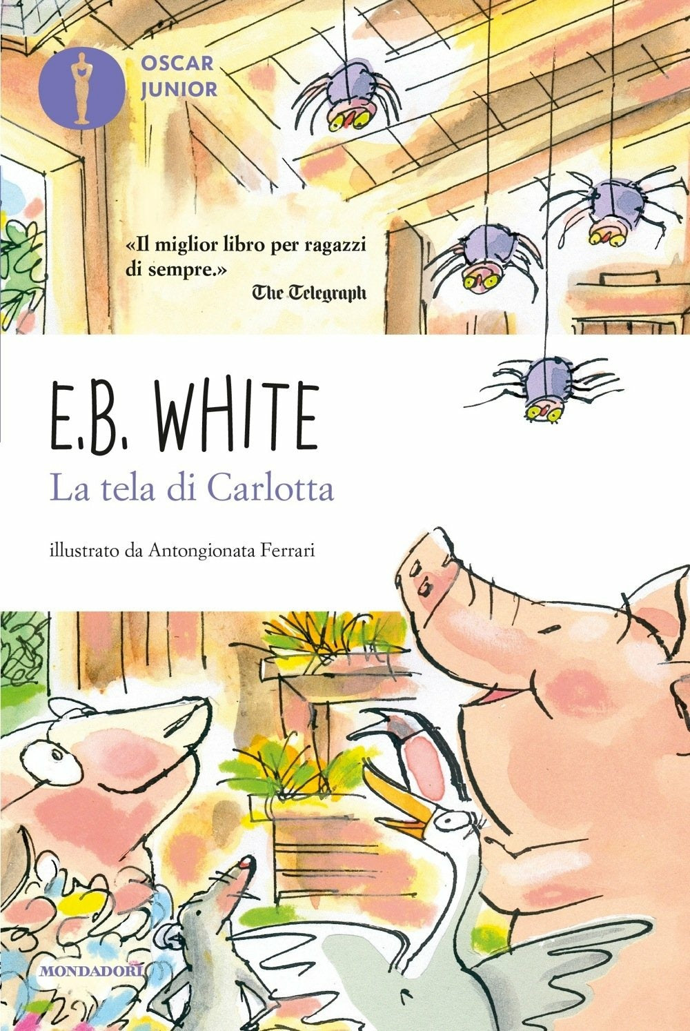 Copertina del libro LA TELA DI CARLOTTA