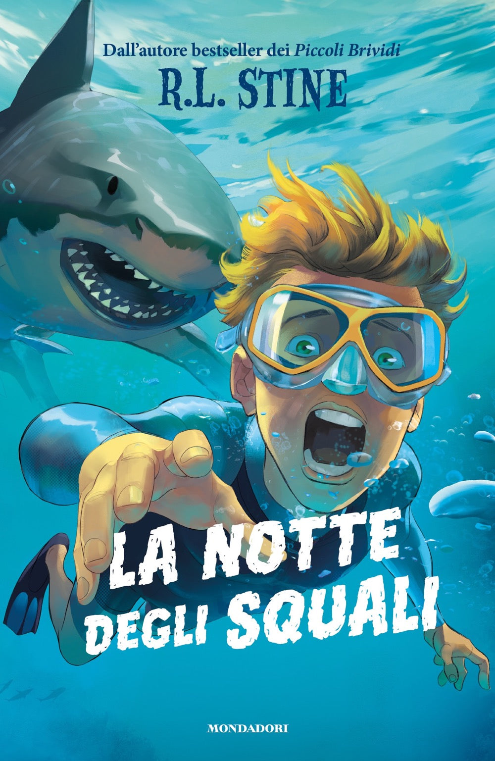 Copertina del libro LA NOTTE DEGLI SQUALI