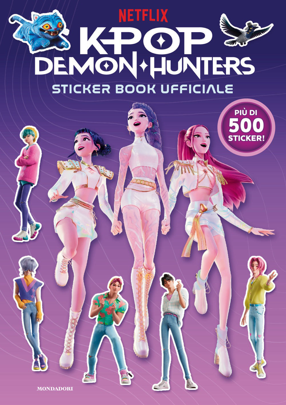 Copertina del libro KPOP DEMON HUNTERS. STICKER BOOK UFFICIA