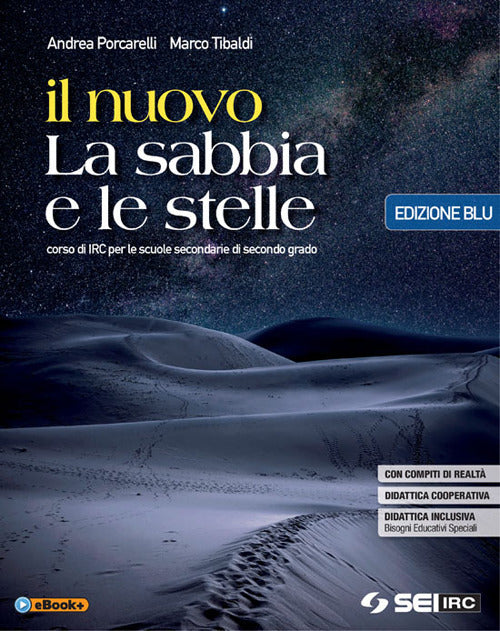 Copertina del libro NUOVO LA SABBIA E LE STELLE ED. BLU ED.