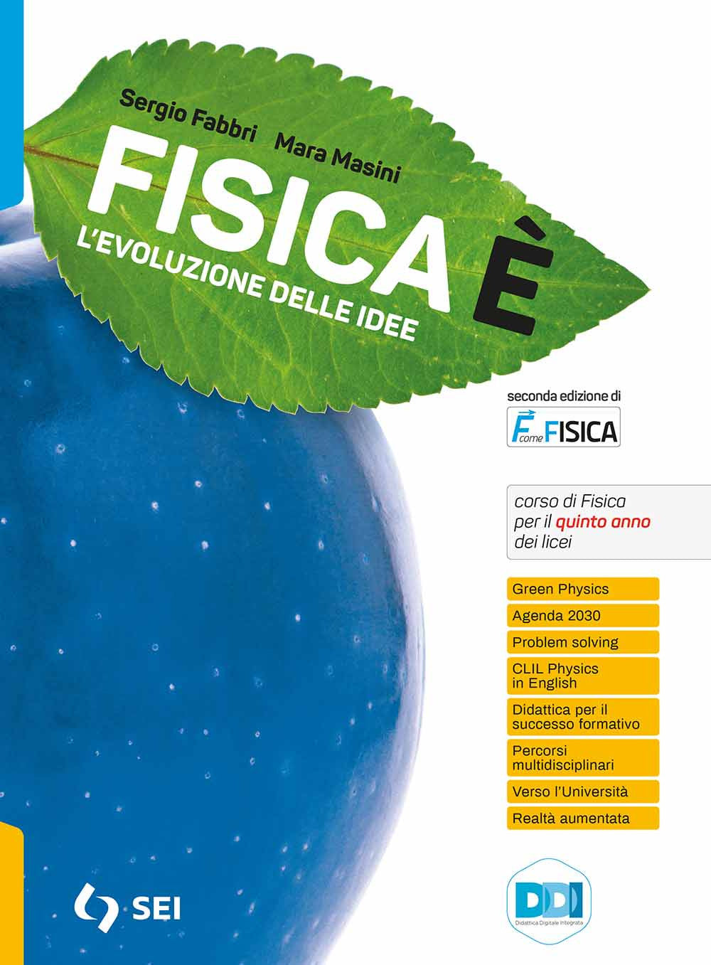Copertina del libro FISICA È L EVOLUZIONE DELLE IDEE ED. MIS