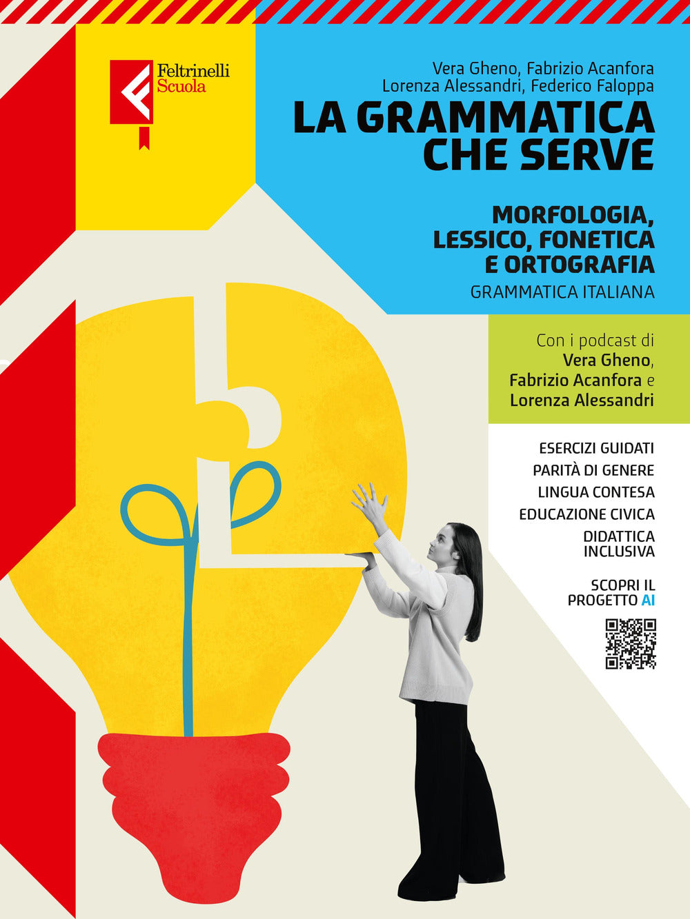 Copertina del libro LA GRAMMATICA CHE SERVE ED.MISTA