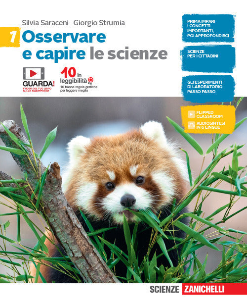 Copertina del libro OSSERVARE E CAPIRE LE SCIENZE 1 ED. MIST Immagine principale del prodotto