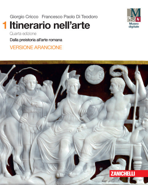 Copertina del libro ITINERARIO NELL'ARTE VERSIONE ARANCIONE Immagine principale del prodotto
