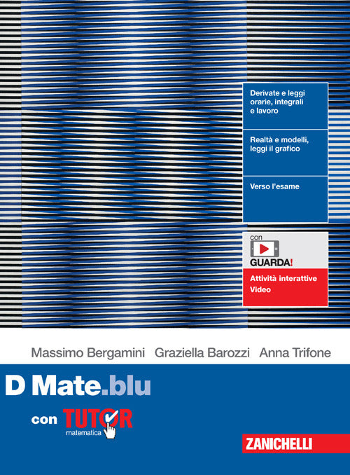 Copertina del libro Mate.blu. Con Tutor ED.MISTA.  D
