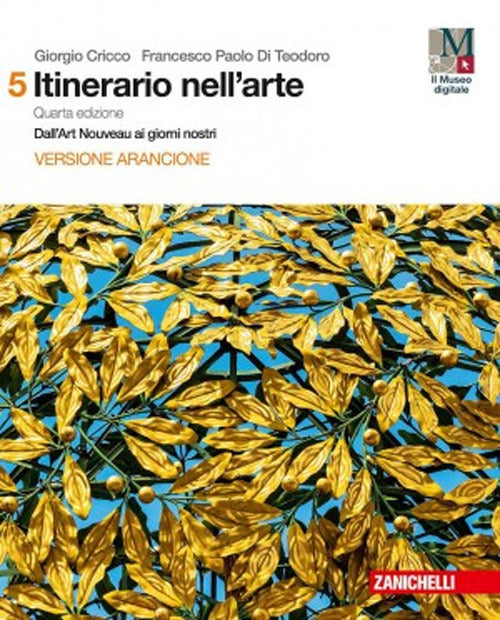 Copertina del libro ITINERARIO NELL'ARTE VERSIONE ARANCIONE