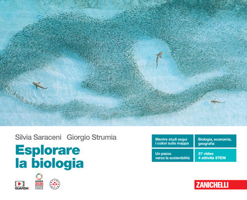 Copertina del libro Esplorare la biologia. Volume unico.