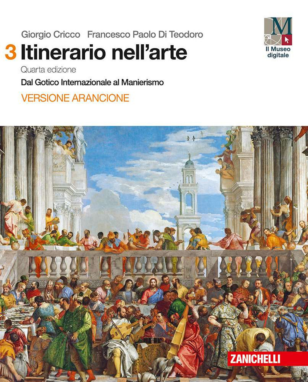 Copertina del libro ITINERARIO NELL'ARTE VERSIONE ARANCIONE Immagine principale del prodotto