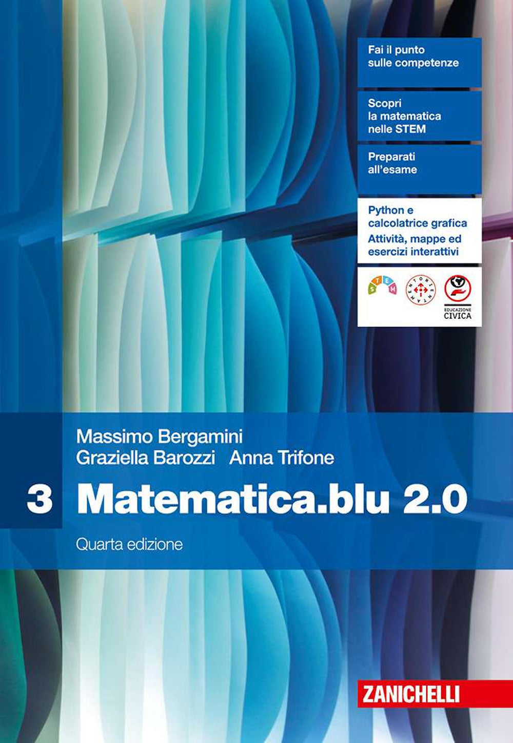 Copertina del libro MATEMATICA.BLU 2.0. PER LE SCUOLE SUPERI