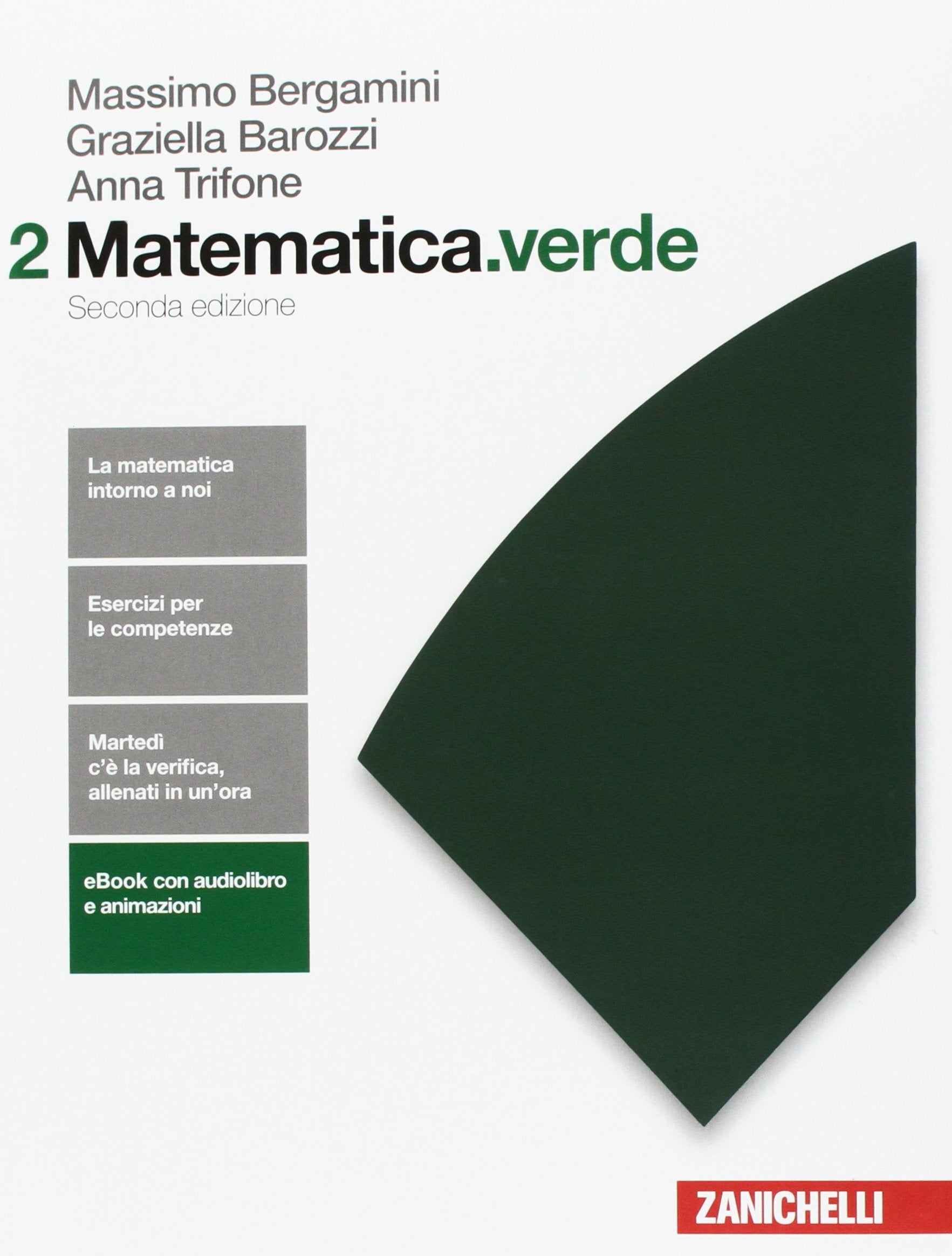 Copertina del libro MATEMATICA VERDE SECONDA ED. 2 ED. MISTA Immagine principale del prodotto