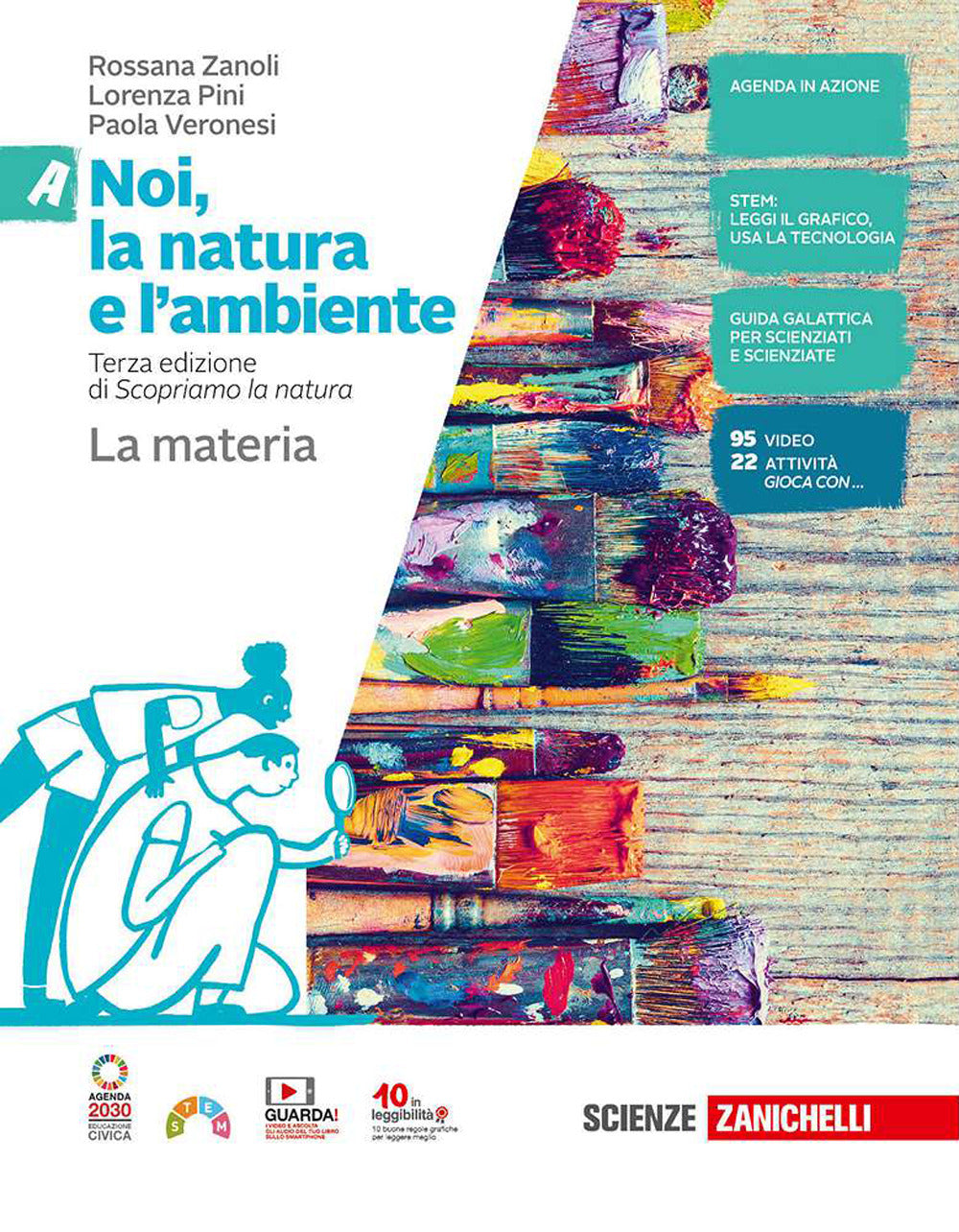 Copertina del libro NOI, LA NATURA E LAMBIENTE A+B+C+D ED. M