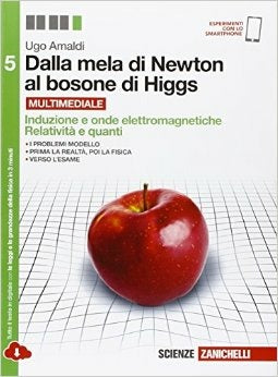 Copertina del libro DALLA MELA DI NEWTON AL BOSONE DI HIGGS