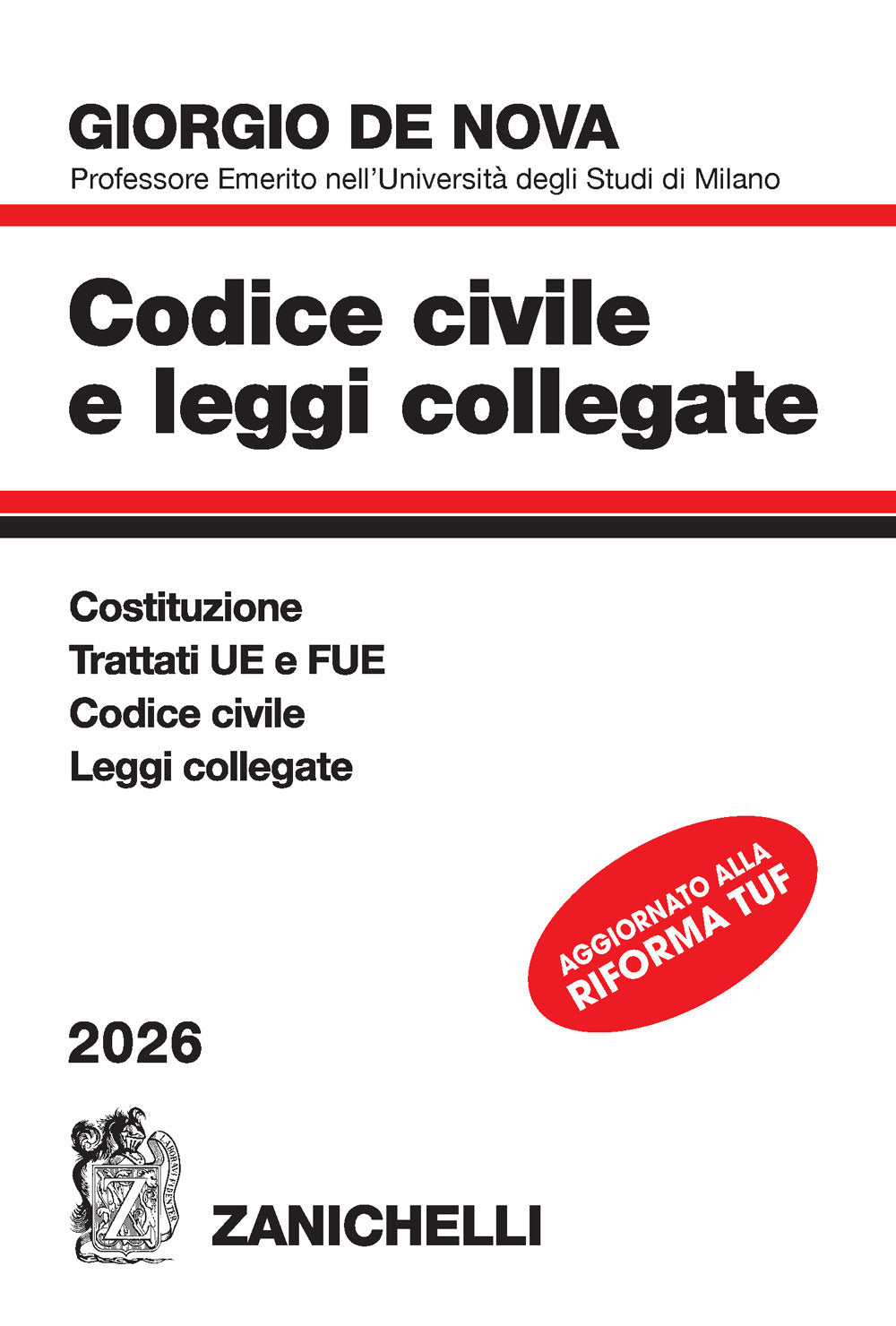 Copertina del libro 2026 CODICE CIVILE Immagine principale del prodotto