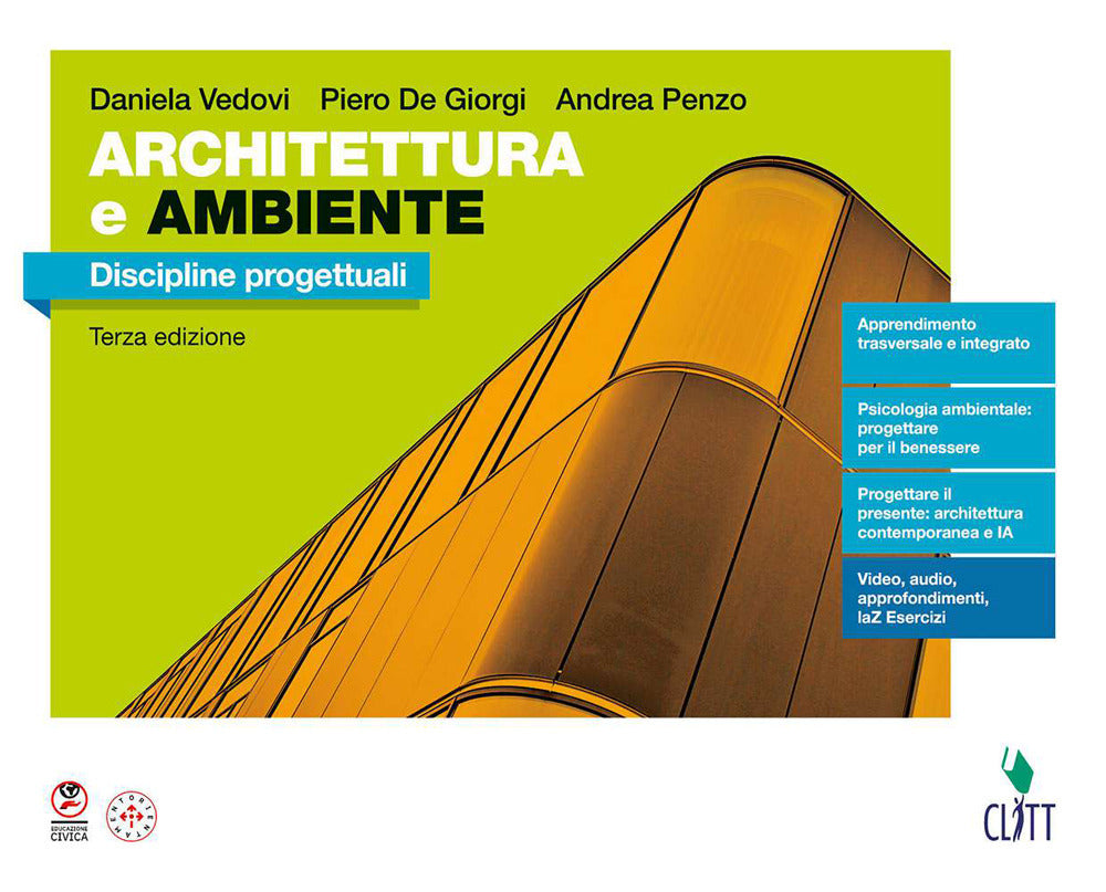 Copertina del libro ARCHITETTURA E AMBIENTE 3ED DISC. ED.MIS