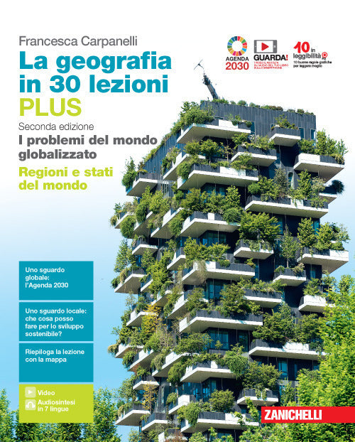 Copertina del libro GEOGRAFIA IN 30 LEZIONI PLUS SECONDA ED.