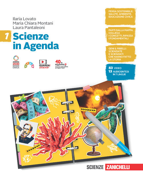 Copertina del libro SCIENZE IN AGENDA 1 ED. MISTA