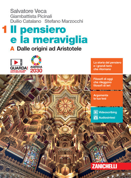 Copertina del libro PENSIERO E LA MERAVIGLIA 1A+1B ED. MISTA Immagine principale del prodotto