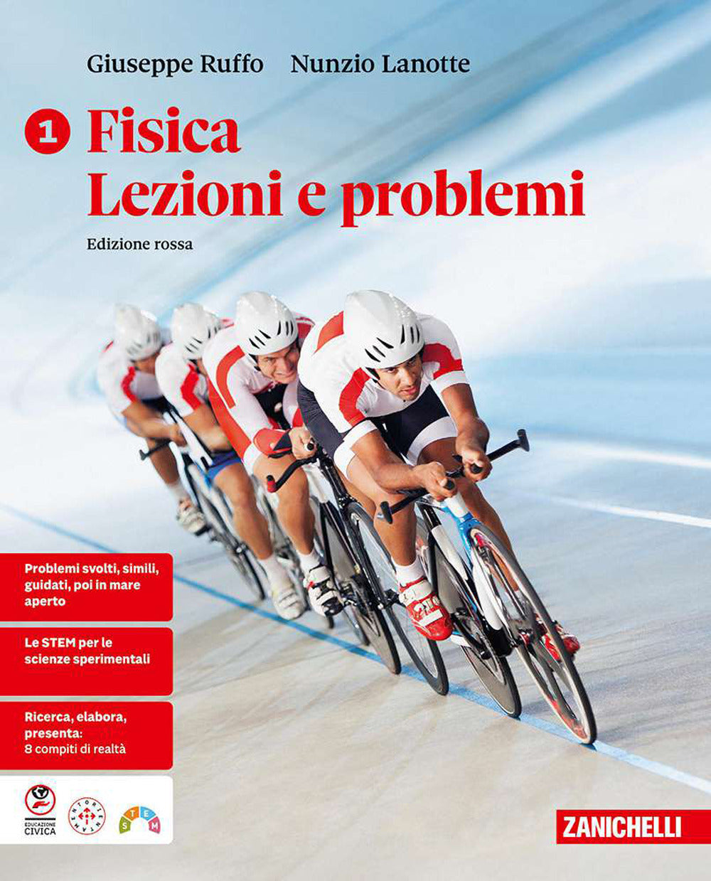 Copertina del libro FISICA LEZIONI PROBLEMI ROSSA 1 ED.MISTA