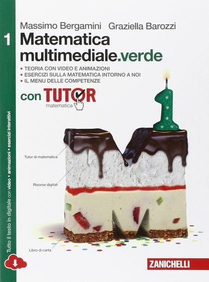 Copertina del libro MATEMATICA MULTIMEDIALE.VERDE 1 ED. MIST Immagine principale del prodotto