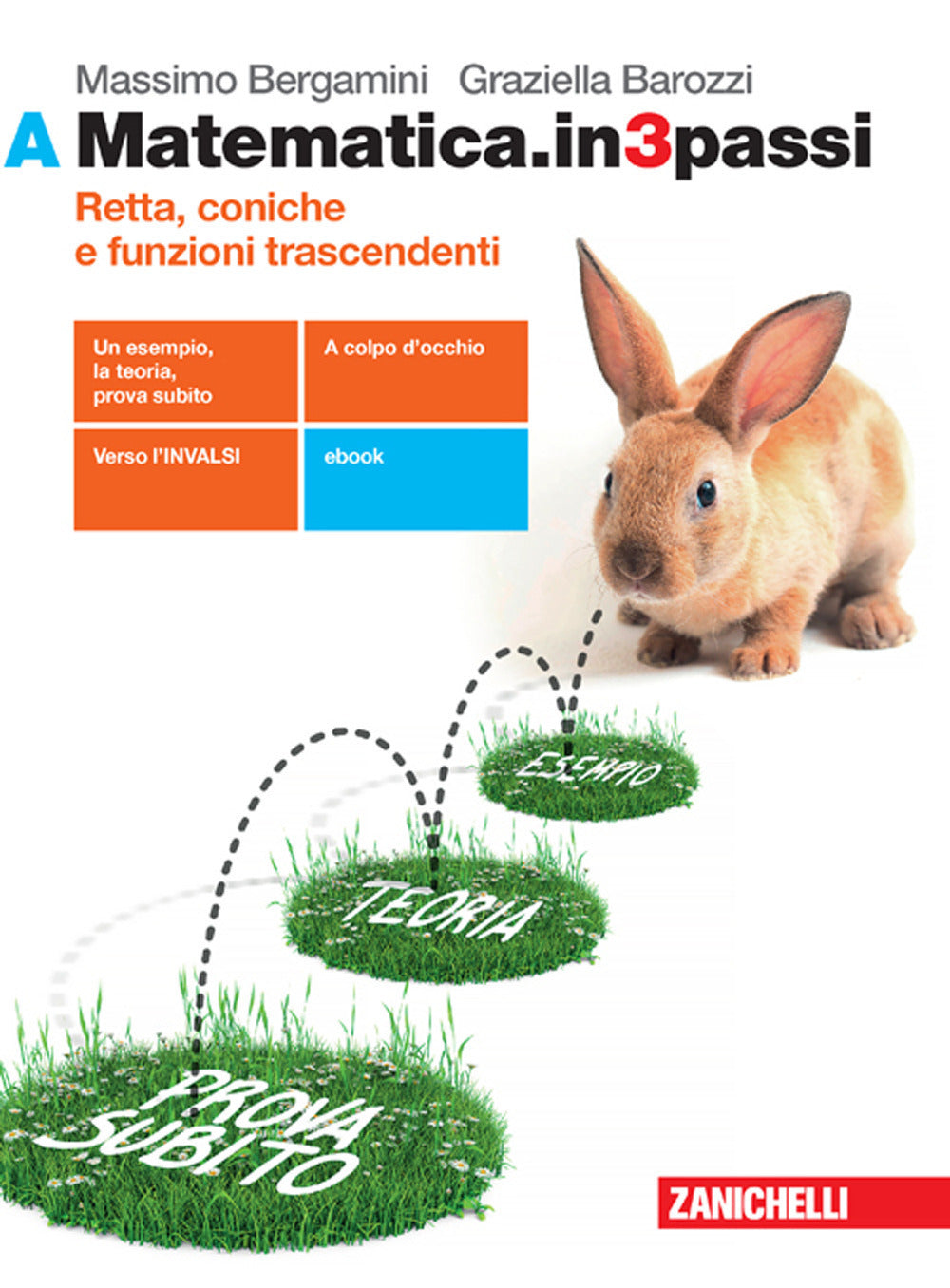 Copertina del libro MATEMATICA.IN3PASSI A ED. MISTA