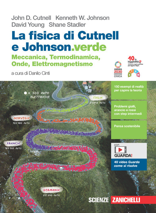 Copertina del libro FISICA DI CUTNELL E JOHNSON VERDE ED. MI Immagine principale del prodotto