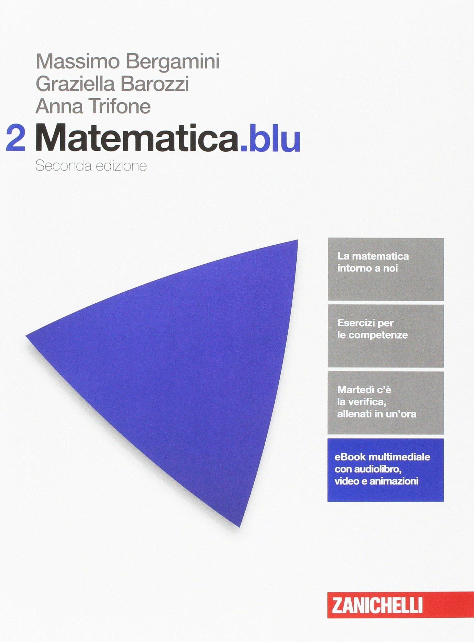 Copertina del libro MATEMATICA.BLU SECONDA ED. 2 ED. MISTA