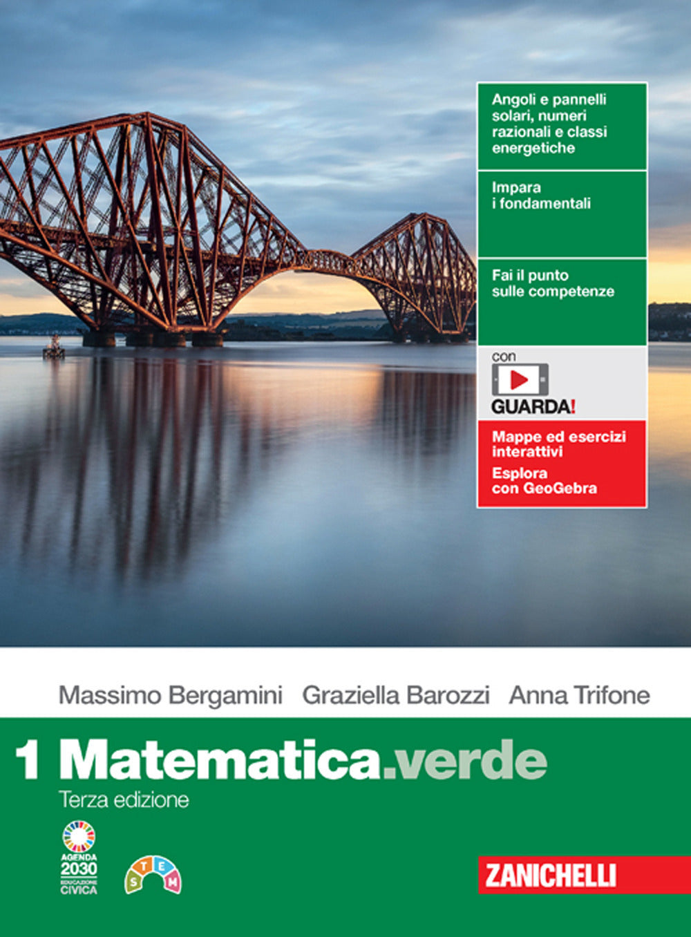 Copertina del libro MATEMATICA VERDE 1 ED. MISTA