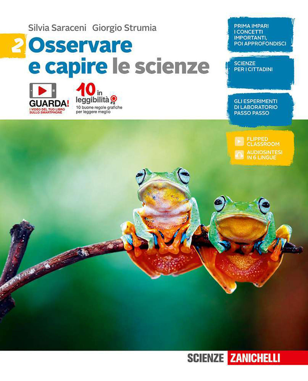 Copertina del libro OSSERVARE E CAPIRE LE SCIENZE 2 ED. MIST