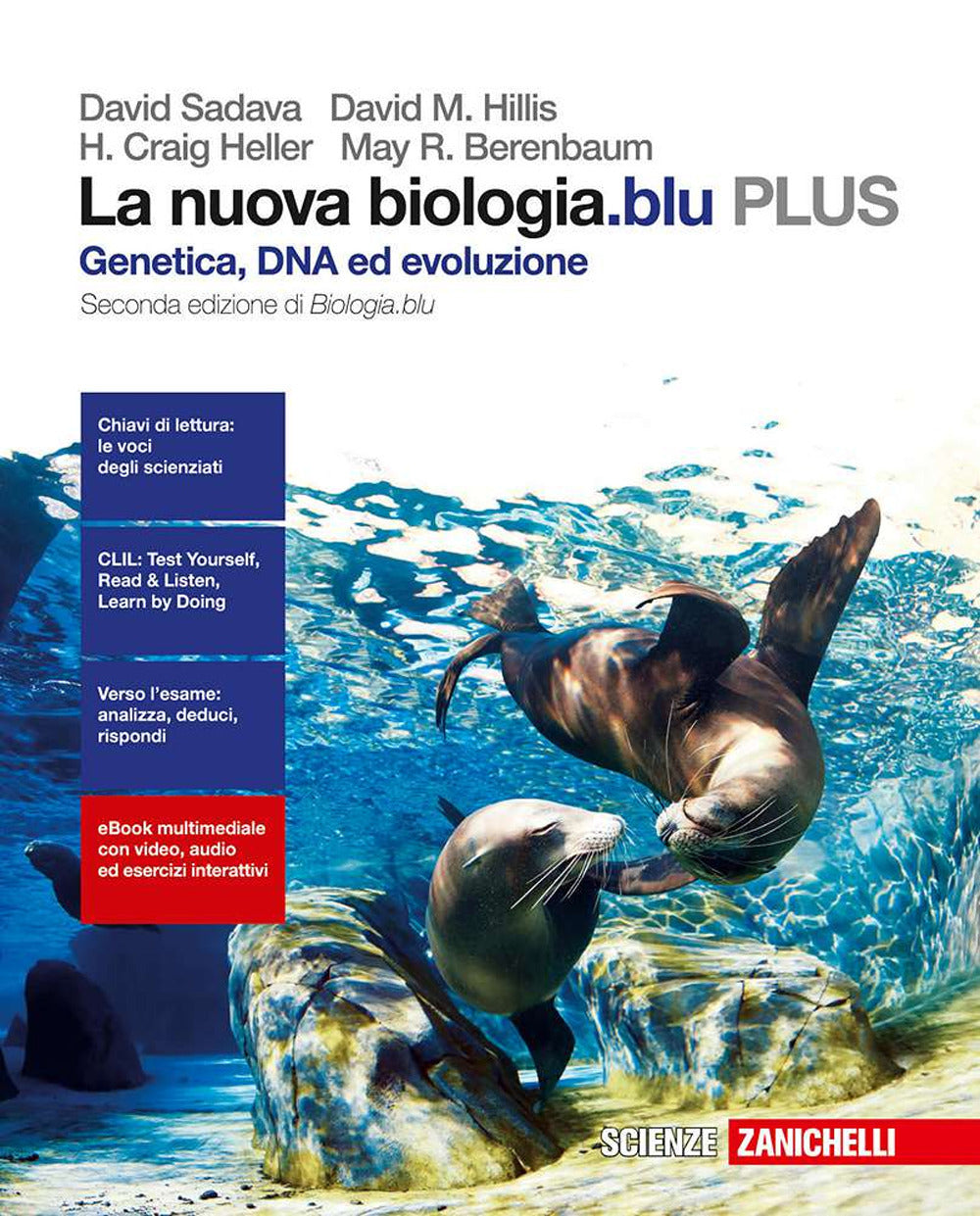 Copertina del libro LA NUOVA BIOLOGIA BLU ED. MISTA