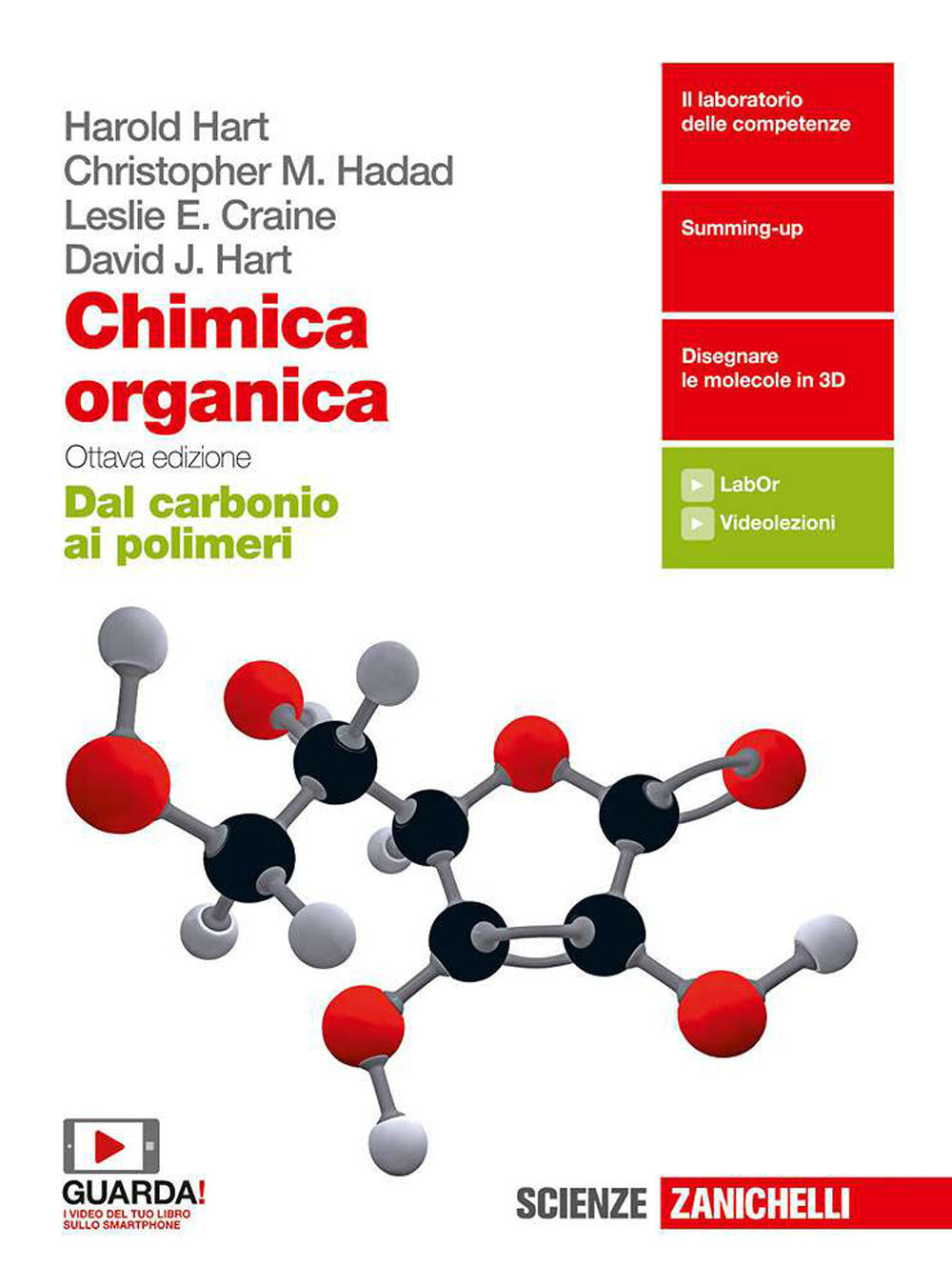 Copertina del libro CHIMICA ORGANICA OTTAVA ED. ED. MISTA Immagine principale del prodotto