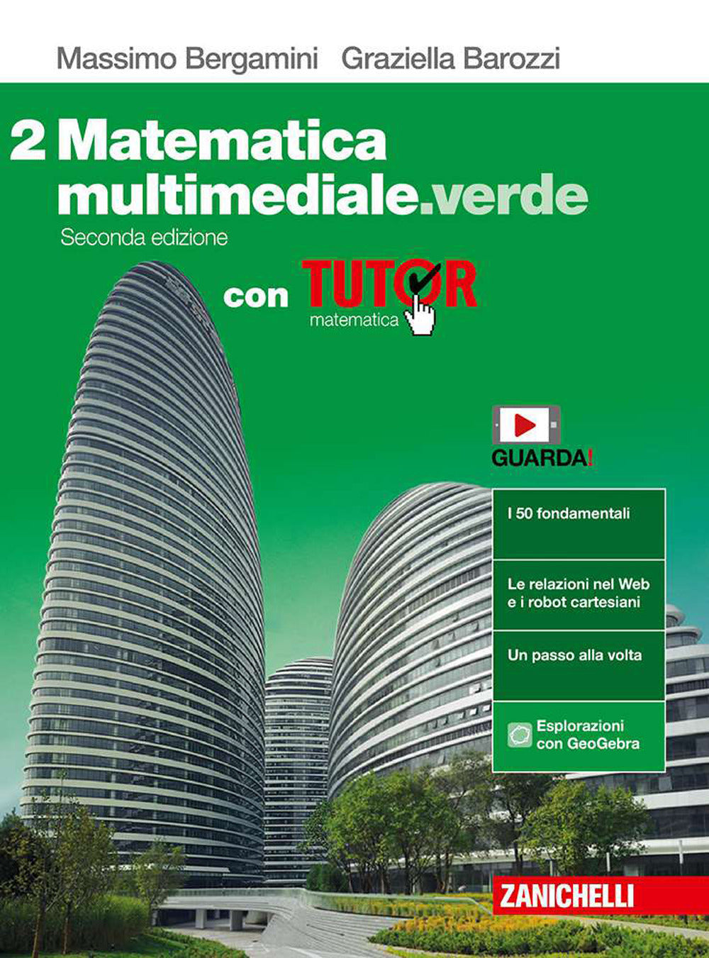 Copertina del libro MATEMATICA MULTIMEDIALE.VERDE 2 ED. MIST
