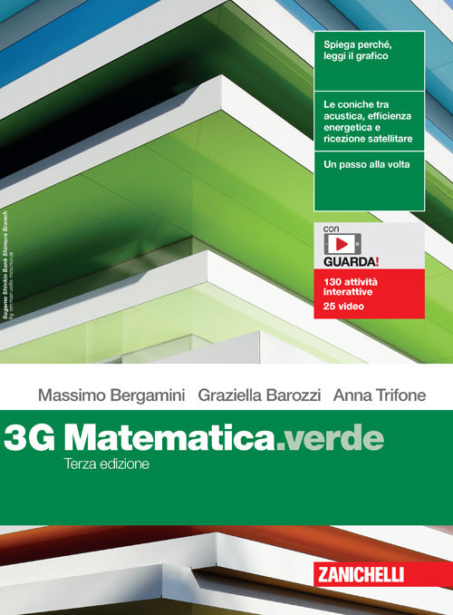 Copertina del libro MATEMATICA VERDE TERZA ED. 3G ED. MISTA Immagine principale del prodotto