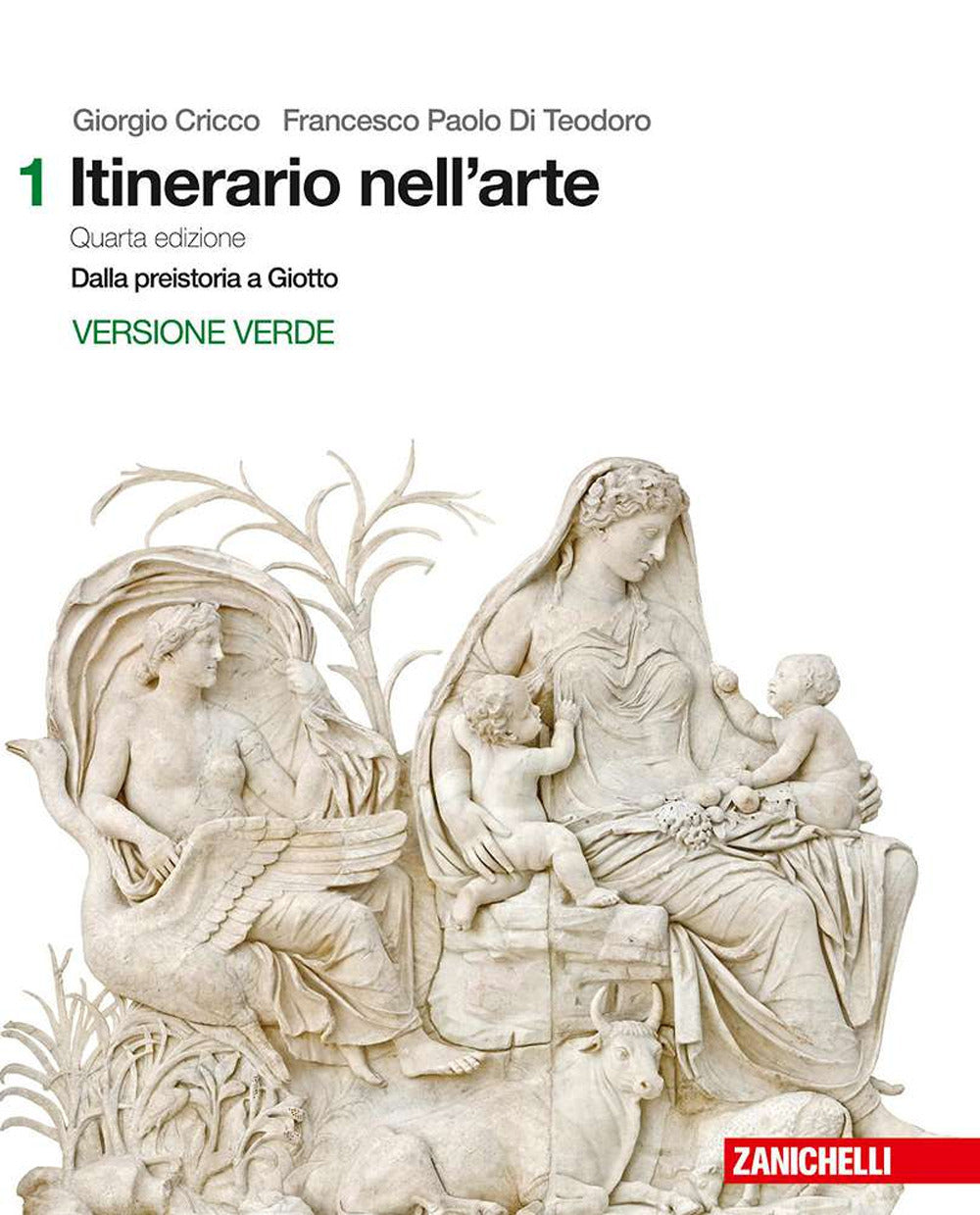 Copertina del libro ITINERARIO NELL'ARTE VERSIONE VERDE 1 ED