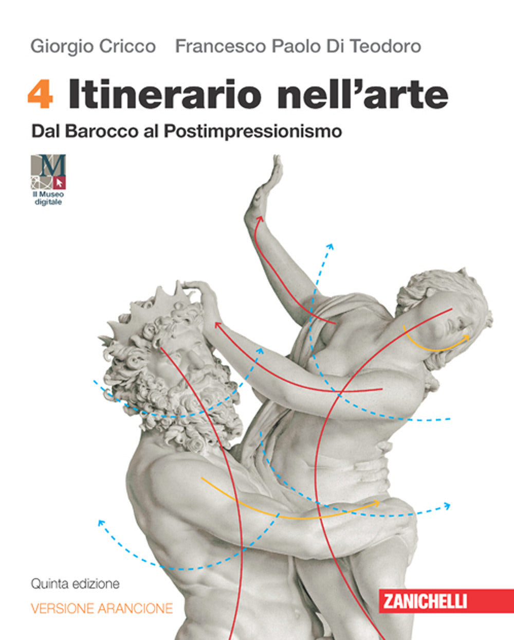 Copertina del libro ITINERARIO NELL'ARTE VERSIONE ARANCIONE Immagine principale del prodotto