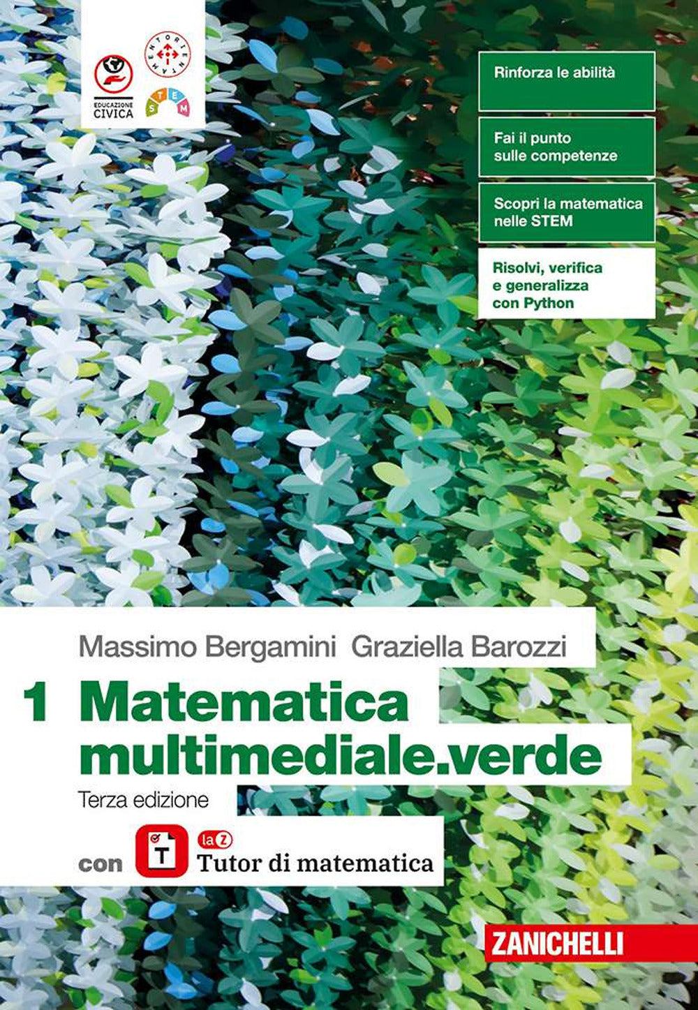 Copertina del libro MATEMATICA MULTIMEDIALE.VERDE. CON LAZ T