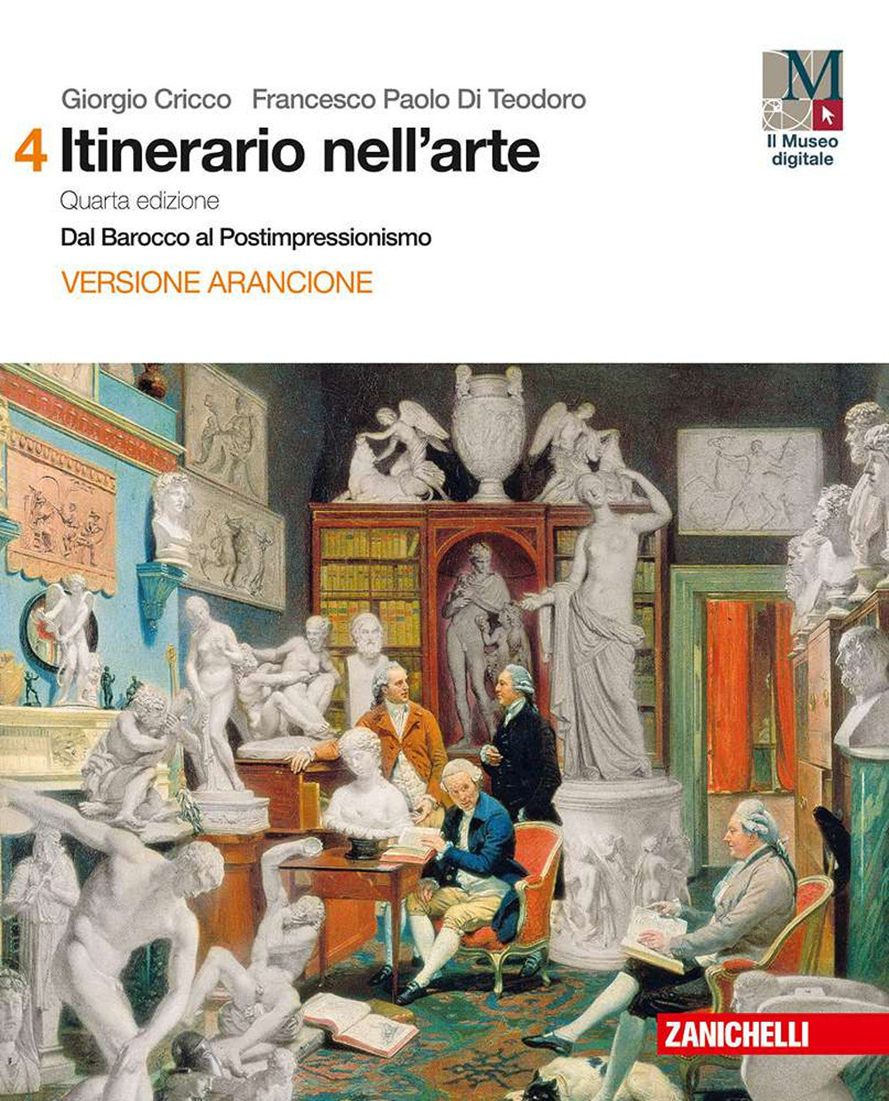 Copertina del libro ITINERARIO NELL'ARTE VERSIONE ARANCIONE Immagine principale del prodotto
