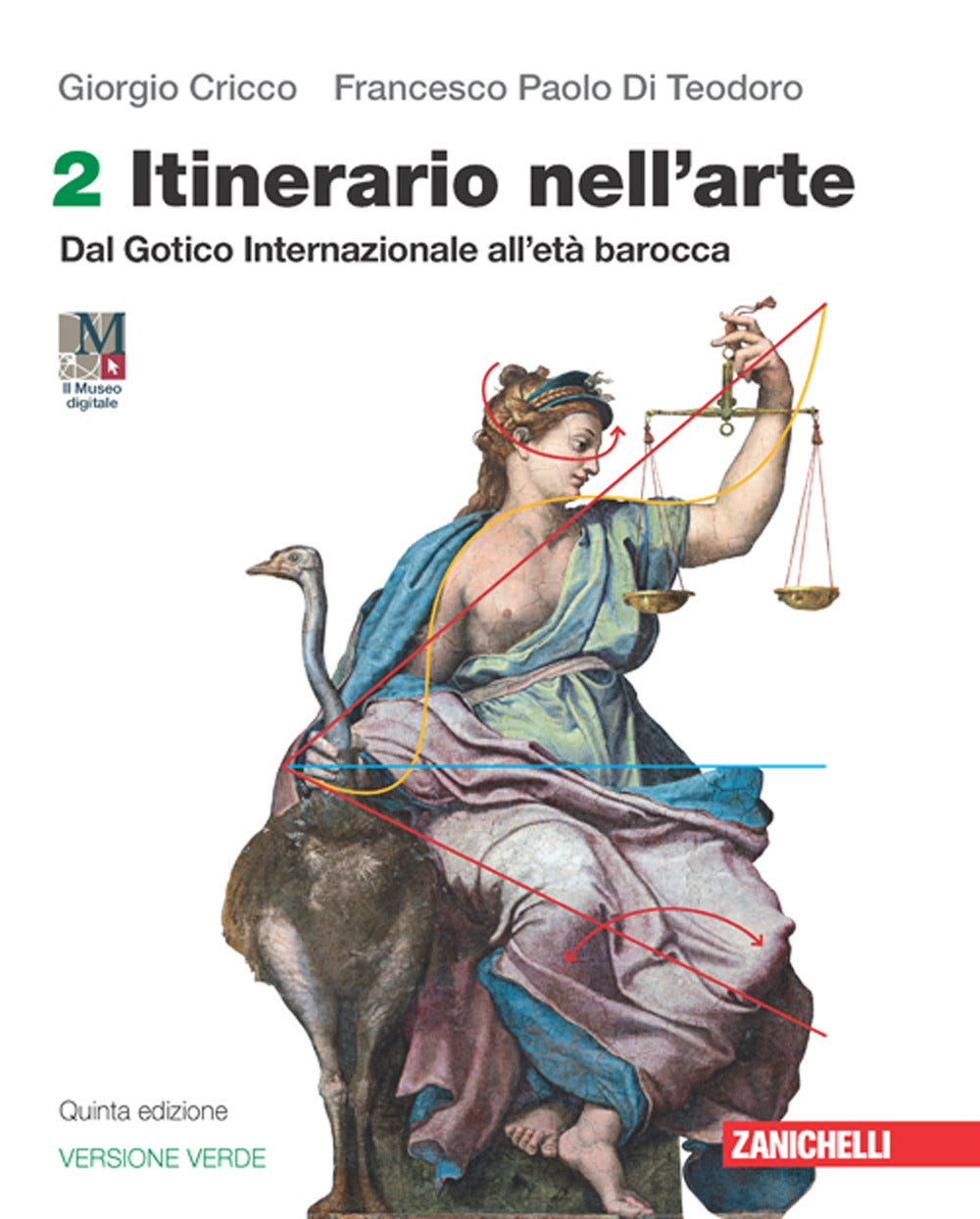 Copertina del libro ITINERARIO NELL'ARTE VERSIONE VERDE+MU 2 Immagine principale del prodotto