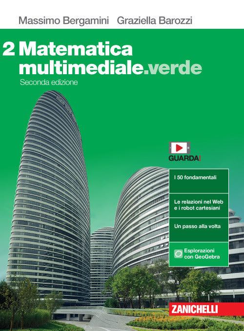 Copertina del libro MATEMATICA MULTIMEDIALE.VERDE 2 ED. MIST Immagine principale del prodotto