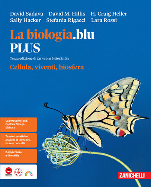 Copertina del libro BIOLOGIA.BLU. PLUS CELLULA VIVENTI BIOSF