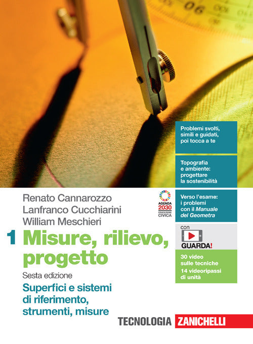 Copertina del libro MISURE RILIEVO PROGETTO N.E. 1 ED. MISTA