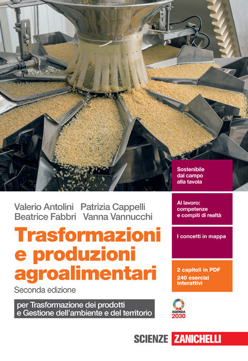 Copertina del libro TRASFORMAZIONI E PRODUZIONI AGROALIMENTA