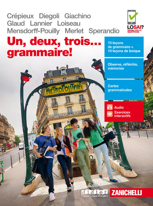 Copertina del libro UN DEUX TROIS GRAMMAIRE ED. MISTA Immagine principale del prodotto