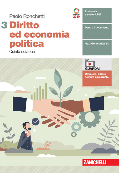 Copertina del libro DIRITTO ED ECONOMIA POLITICA 3 ED. MISTA