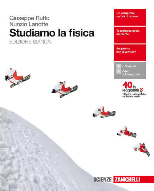 Copertina del libro STUDIAMO LA FISICA ED. BIANCA ED. MISTA Immagine principale del prodotto