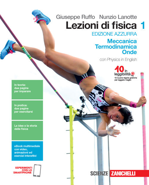 Copertina del libro LEZIONI DI FISICA ED. AZZURRA 1 ED. MIST