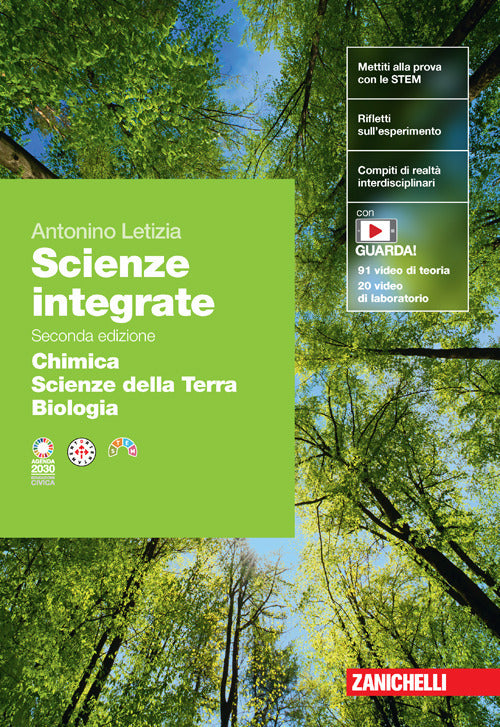 Copertina del libro Scienze integrate. Volume Chimica-Scienz