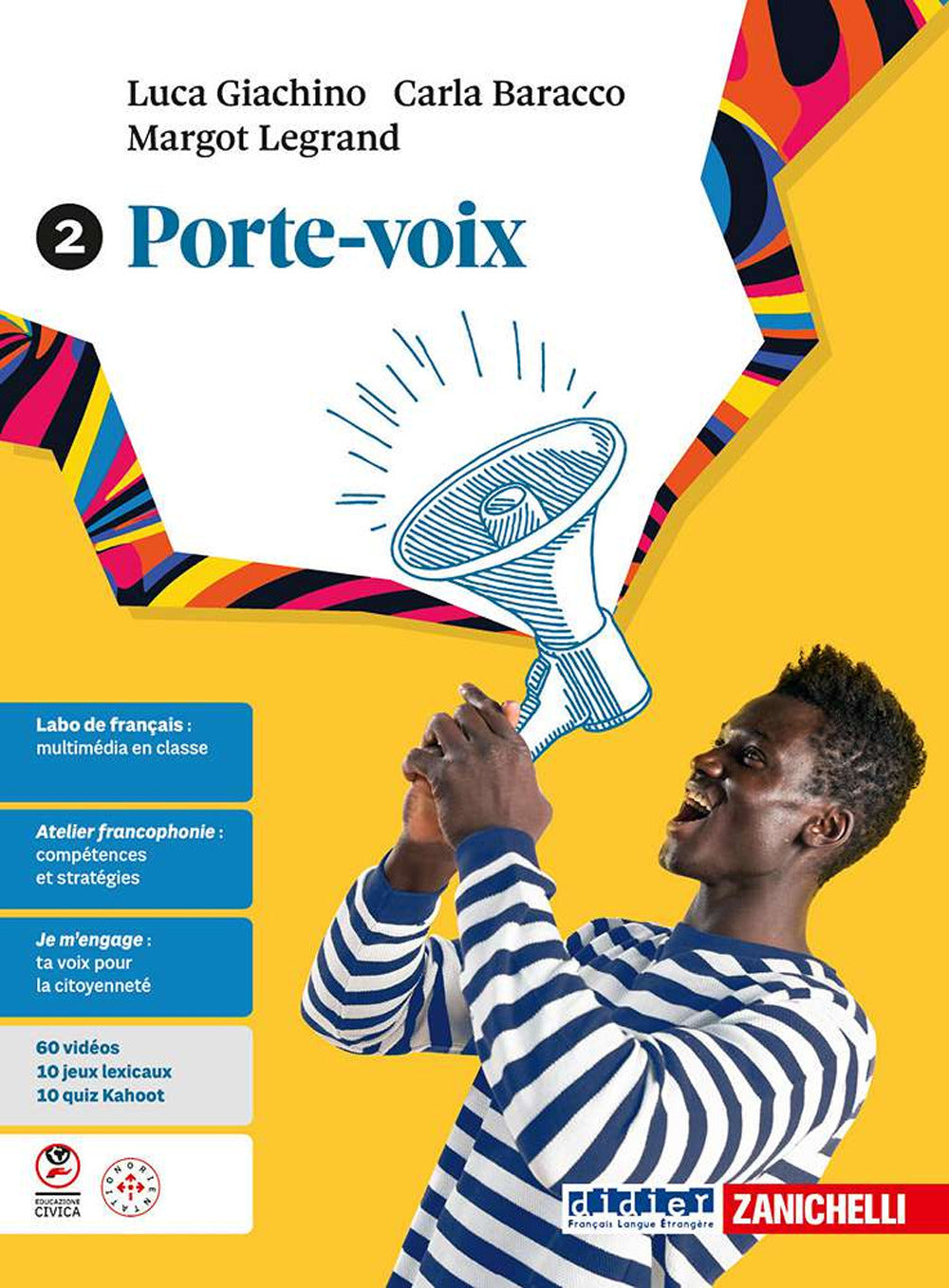 Copertina del libro PORTE-VOIX. PER LE SCUOLE SUPERIORI. VOL