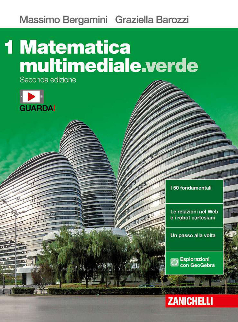 Copertina del libro MATEMATICA MULTIMEDIALE.VERDE 1 ED. MIST