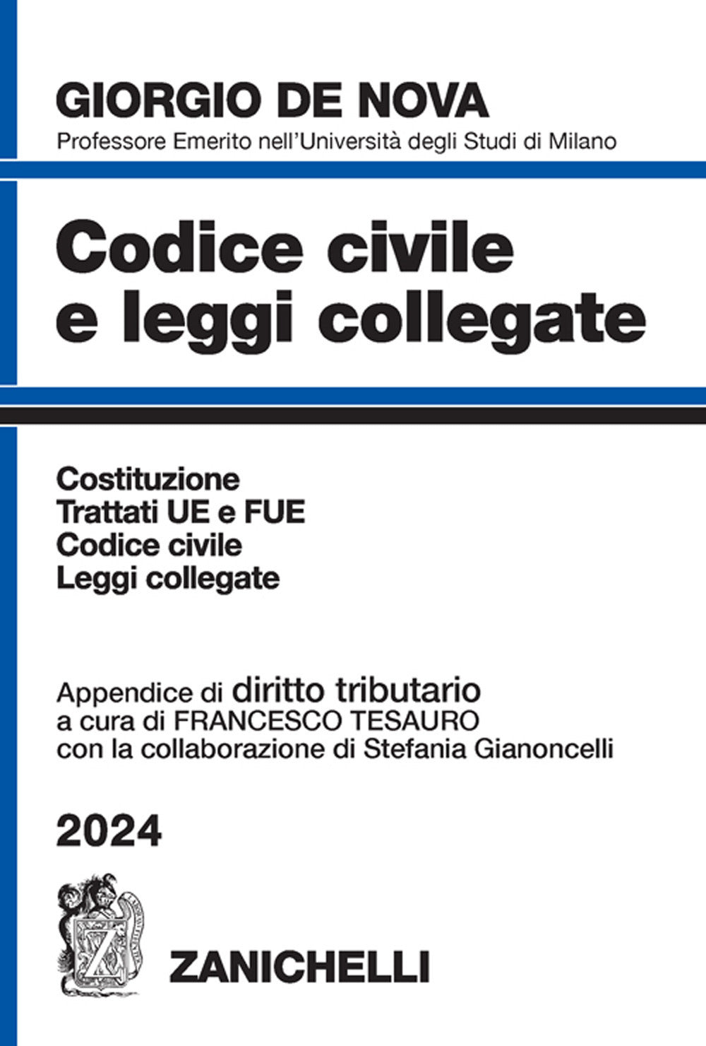 Copertina del libro 2024 CODICE CIVILE+TRIBUTARIO Immagine principale del prodotto